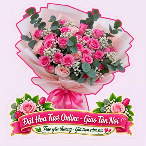 Cửa Hàng Hoa Tươi Cần Đước - Thiết Kế Hoa Theo Yêu Cầu