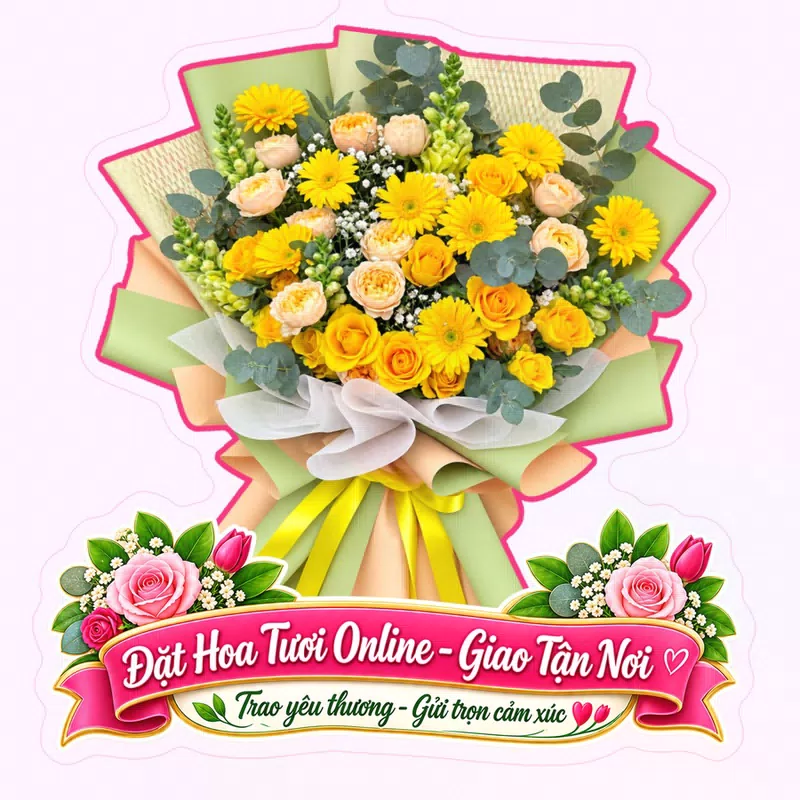 Cửa Hàng Hoa Tươi Phường Láng Tròn Cà Mau - Thiết Kế Hoa Theo Yêu Cầu