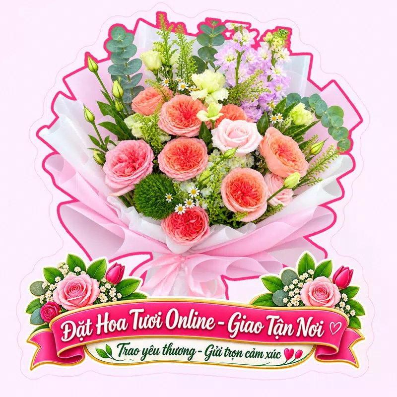 Cửa Hàng Hoa Tươi Phường Phú Lương Hà Nội - Thiết Kế Hoa Theo Yêu Cầu