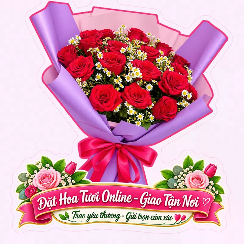 Cửa Hàng Hoa Tươi Phường Phú Tân Vĩnh Long - Thiết Kế Hoa Theo Yêu Cầu