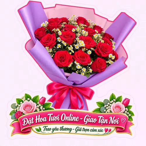 Cửa Hàng Hoa Tươi Phường Phú Tân Vĩnh Long - Thiết Kế Hoa Theo Yêu Cầu