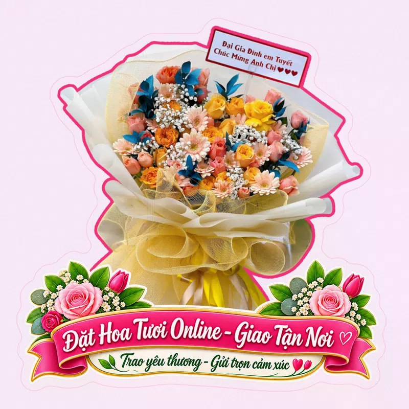 Cửa Hàng Hoa Tươi Phường Trung Mỹ Tây Hồ Chí Minh - Nhiều Mẫu Hoa Đẹp