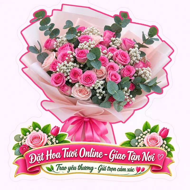 Cửa Hàng Hoa Tươi Xã An Hoà Đồng Tháp - Thiết Kế Hoa Theo Yêu Cầu