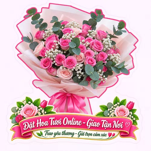 Cửa Hàng Hoa Tươi Xã An Hoà Đồng Tháp - Thiết Kế Hoa Theo Yêu Cầu