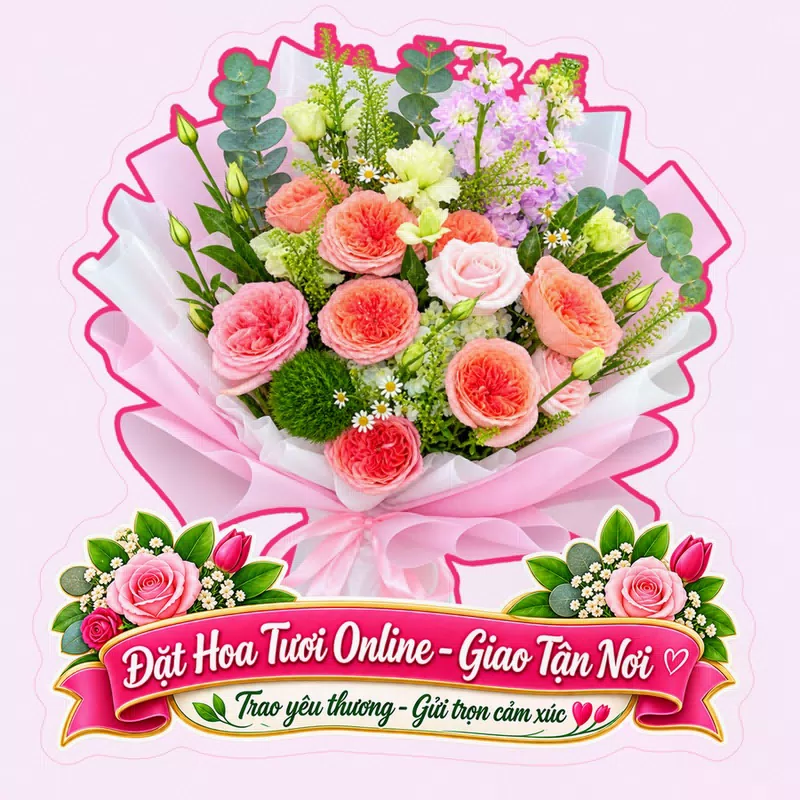 Cửa Hàng Hoa Tươi Xã An Phước Đồng Nai - Thiết Kế Hoa Theo Yêu Cầu
