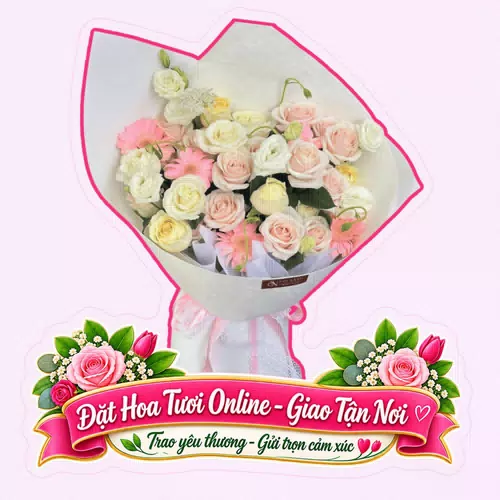 Cửa Hàng Hoa Tươi Xã An Qui Vĩnh Long - Thiết Kế Hoa Theo Yêu Cầu