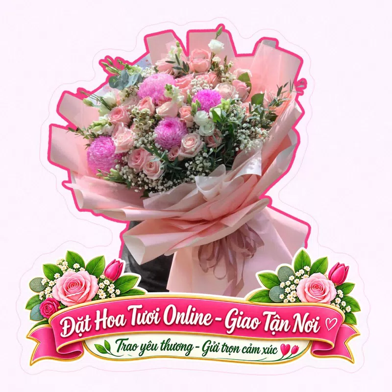 Cửa Hàng Hoa Tươi Xã Cần Đăng An Giang - Thiết Kế Hoa Theo Yêu Cầu