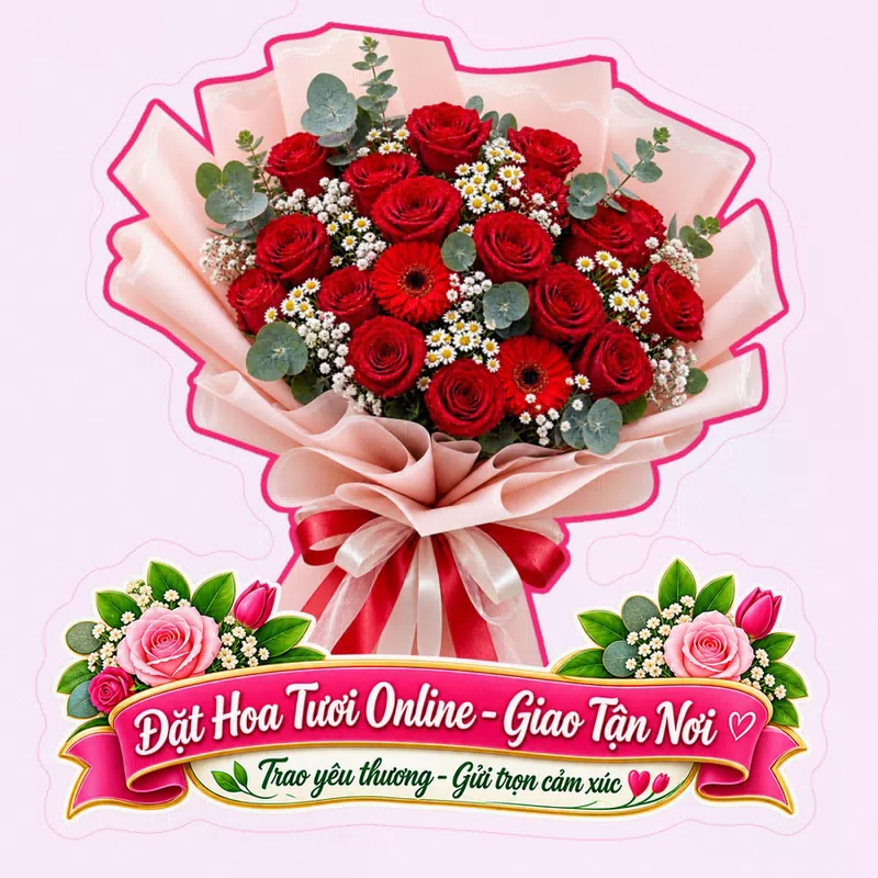 Cửa Hàng Hoa Tươi Xã Châu Thới Cà Mau - Thiết Kế Hoa Theo Yêu Cầu