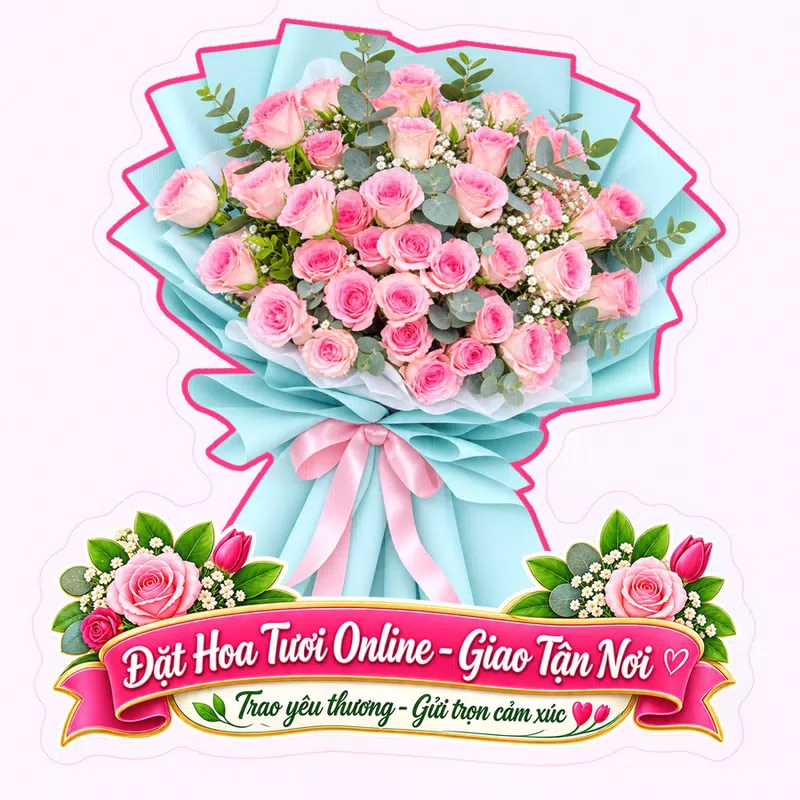 Cửa Hàng Hoa Tươi Xã Đạ Tẻh Lâm Đồng - Thiết Kế Hoa Theo Yêu Cầu