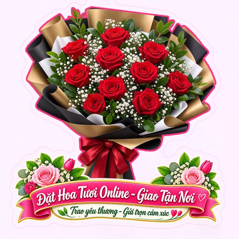 Cửa Hàng Hoa Tươi Xã Gò Quao An Giang - Thiết Kế Hoa Theo Yêu Cầu