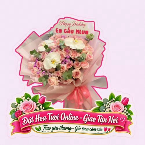 Cửa Hàng Hoa Tươi Xã Hàm Tân Lâm Đồng - Thiết Kế Hoa Theo Yêu Cầu