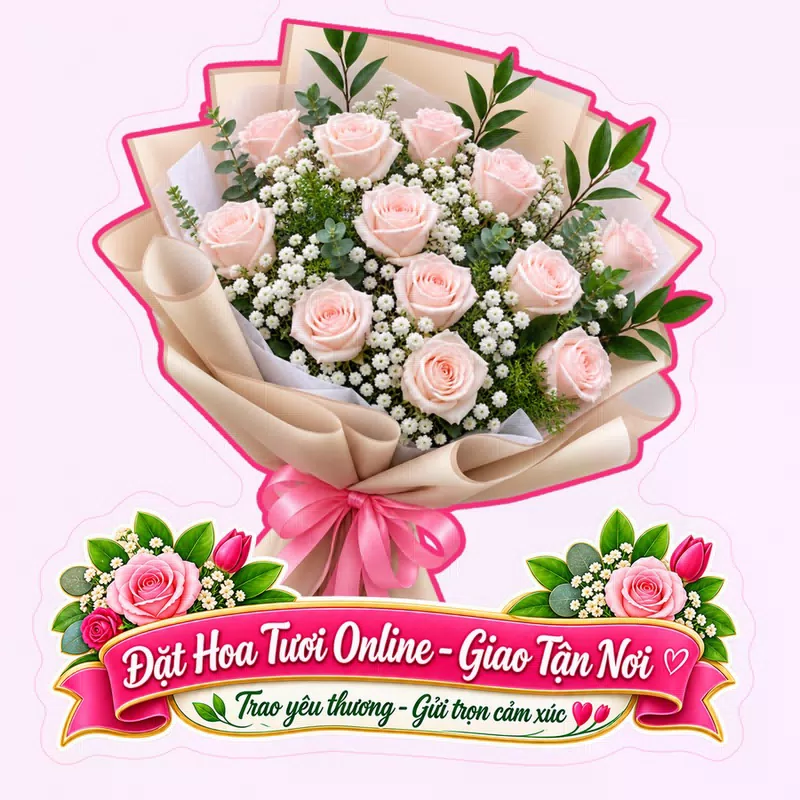 Cửa Hàng Hoa Tươi Xã Hoả Lựu Cần Thơ - Thiết Kế Hoa Theo Yêu Cầu