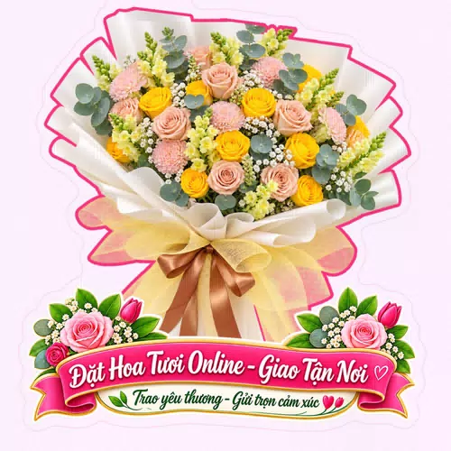 Cửa Hàng Hoa Tươi Xã Hưng Long Hồ Chí Minh - Miễn Phí Ship