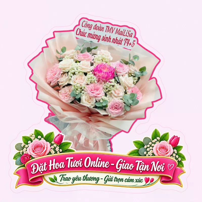 Cửa Hàng Hoa Tươi Xã Mễ Sở Hưng Yên - Thiết Kế Hoa Theo Yêu Cầu