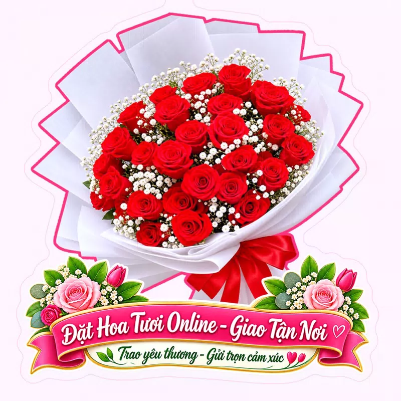 Cửa Hàng Hoa Tươi Xã Nhơn Hội An Giang - Thiết Kế Hoa Theo Yêu Cầu