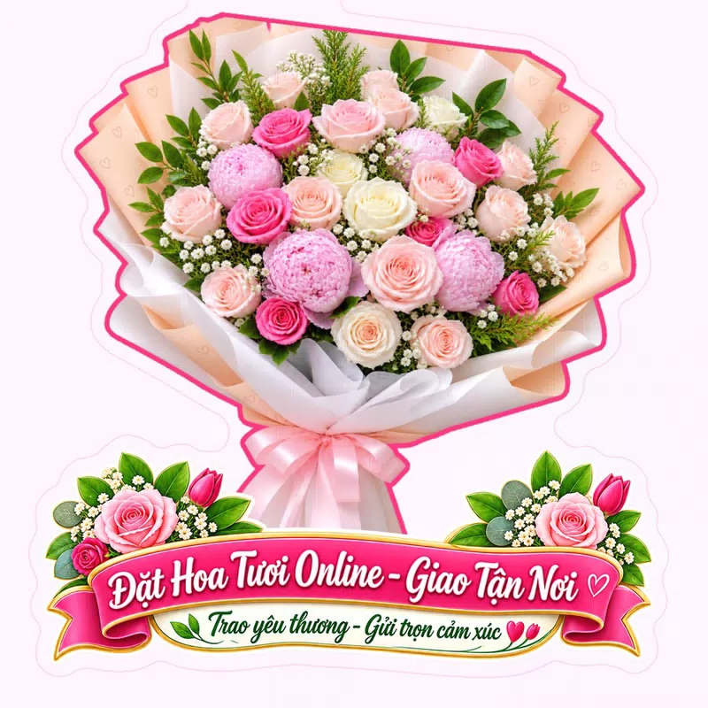 Cửa Hàng Hoa Tươi Xã Nhơn Ninh Tây Ninh - Thiết Kế Hoa Theo Yêu Cầu