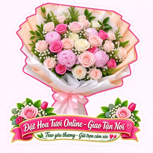 Cửa Hàng Hoa Tươi Xã Nhơn Ninh Tây Ninh - Thiết Kế Hoa Theo Yêu Cầu