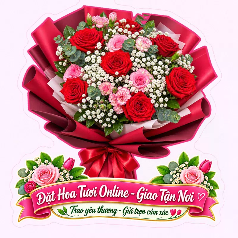Cửa Hàng Hoa Tươi Xã Phú Phụng Vĩnh Long - Giao Hoa Tận Nơi