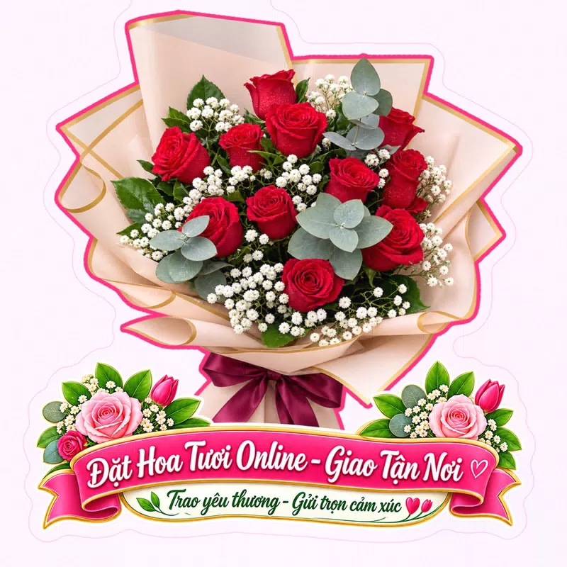 Cửa Hàng Hoa Tươi Xã Phú Vinh Đồng Nai - Thiết Kế Hoa Theo Yêu Cầu