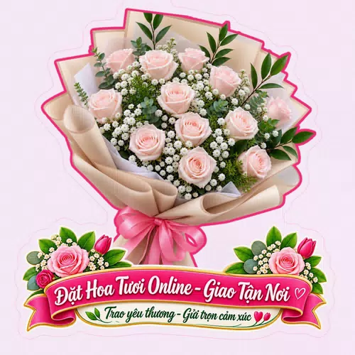 Cửa Hàng Hoa Tươi Xã Phúc Hoà Bắc Ninh - Thiết Kế Hoa Theo Yêu Cầu