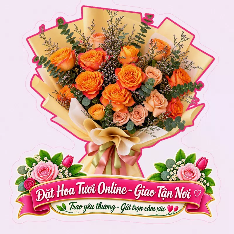 Cửa Hàng Hoa Tươi Xã Quảng Trực Lâm Đồng - Thiết Kế Hoa Theo Yêu Cầu