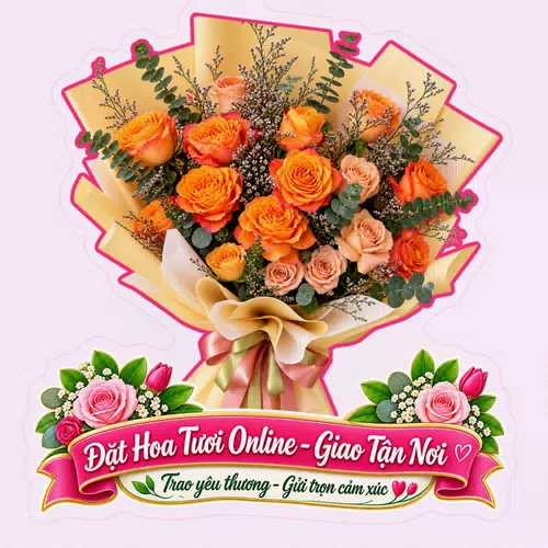 Cửa Hàng Hoa Tươi Xã Quảng Trực Lâm Đồng - Thiết Kế Hoa Theo Yêu Cầu