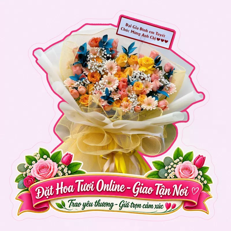 Cửa Hàng Hoa Tươi Xã Sông Ray Đồng Nai - Nhiều Mẫu Hoa Đẹp