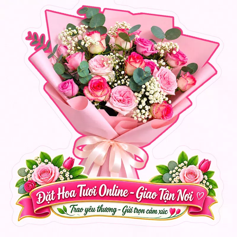 Cửa Hàng Hoa Tươi Xã Tam Dương Phú Thọ - Thiết Kế Hoa Theo Yêu Cầu