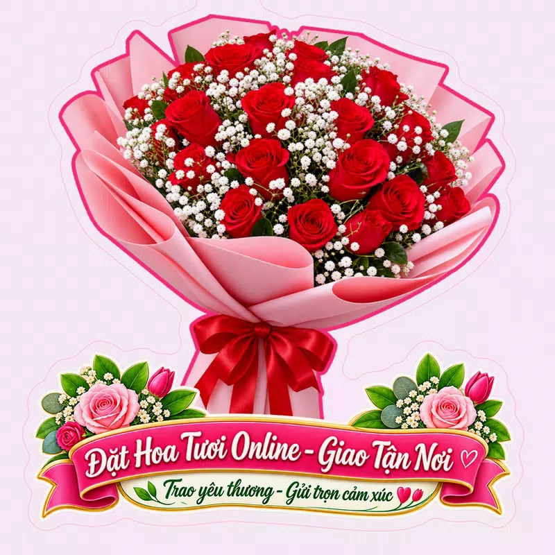 Cửa Hàng Hoa Tươi Xã Tân An An Giang - Thiết Kế Hoa Theo Yêu Cầu