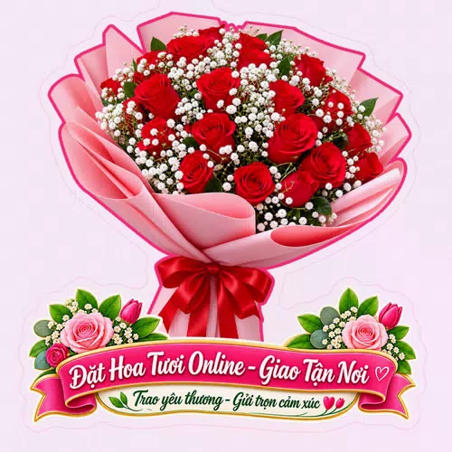 Cửa Hàng Hoa Tươi Xã Tân An An Giang - Thiết Kế Hoa Theo Yêu Cầu