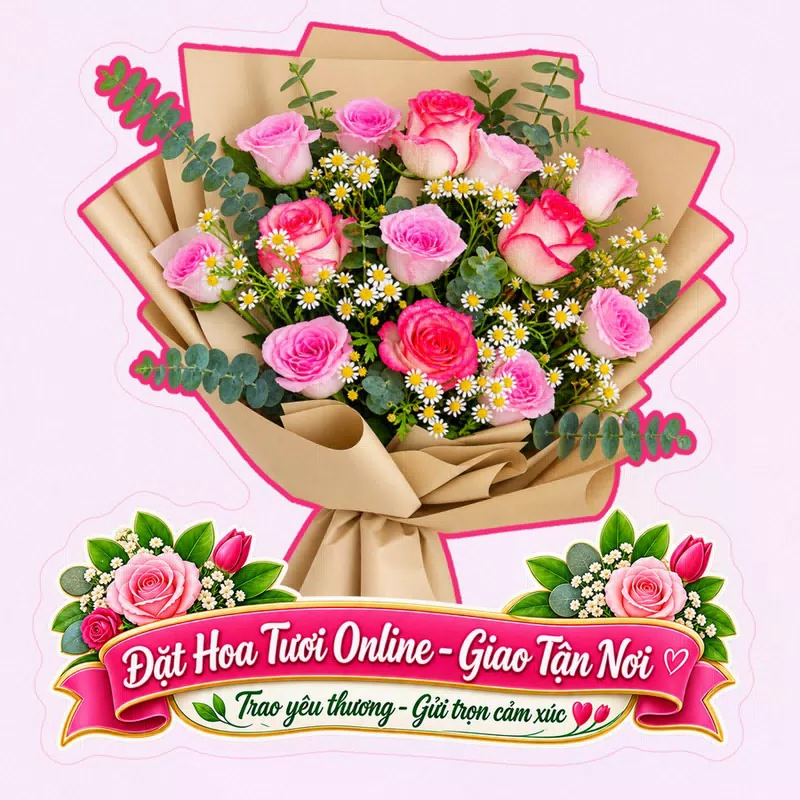 Cửa Hàng Hoa Tươi Xã Tập Ngãi Vĩnh Long - Giao Hoa Tận Nơi