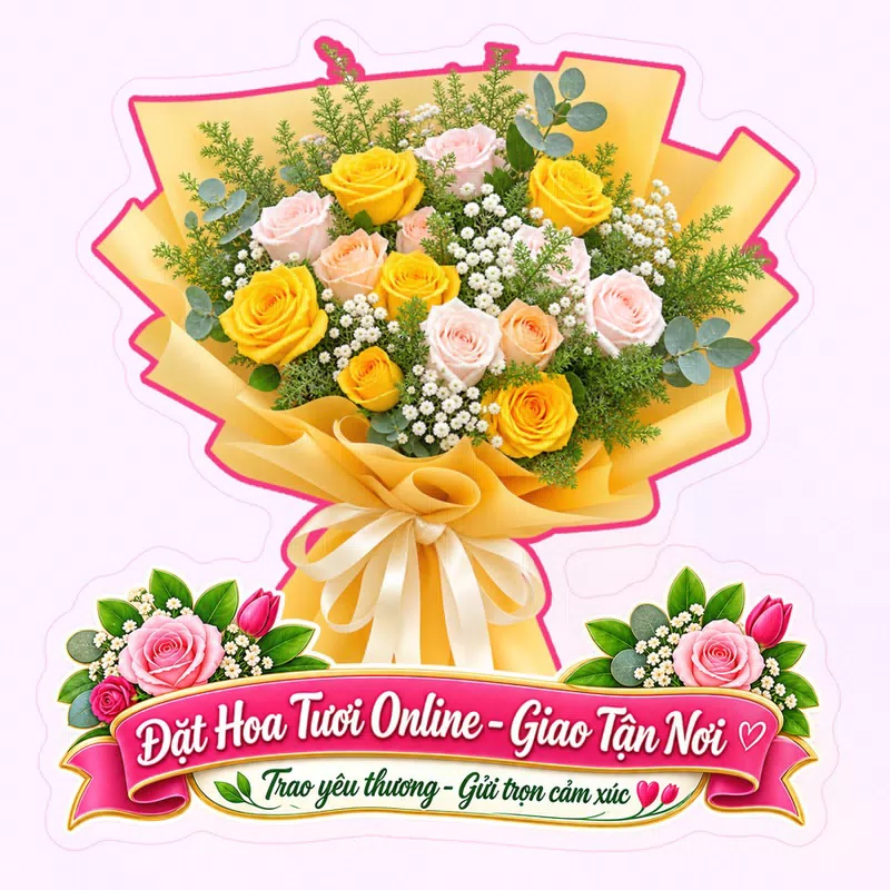 Cửa Hàng Hoa Tươi Xã Vạn An Nghệ An - Thiết Kế Hoa Theo Yêu Cầu