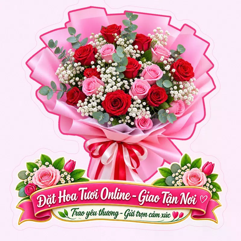 Cửa Hàng Hoa Tươi Xã Vĩnh Bình Đồng Tháp - Thiết Kế Hoa Theo Yêu Cầu