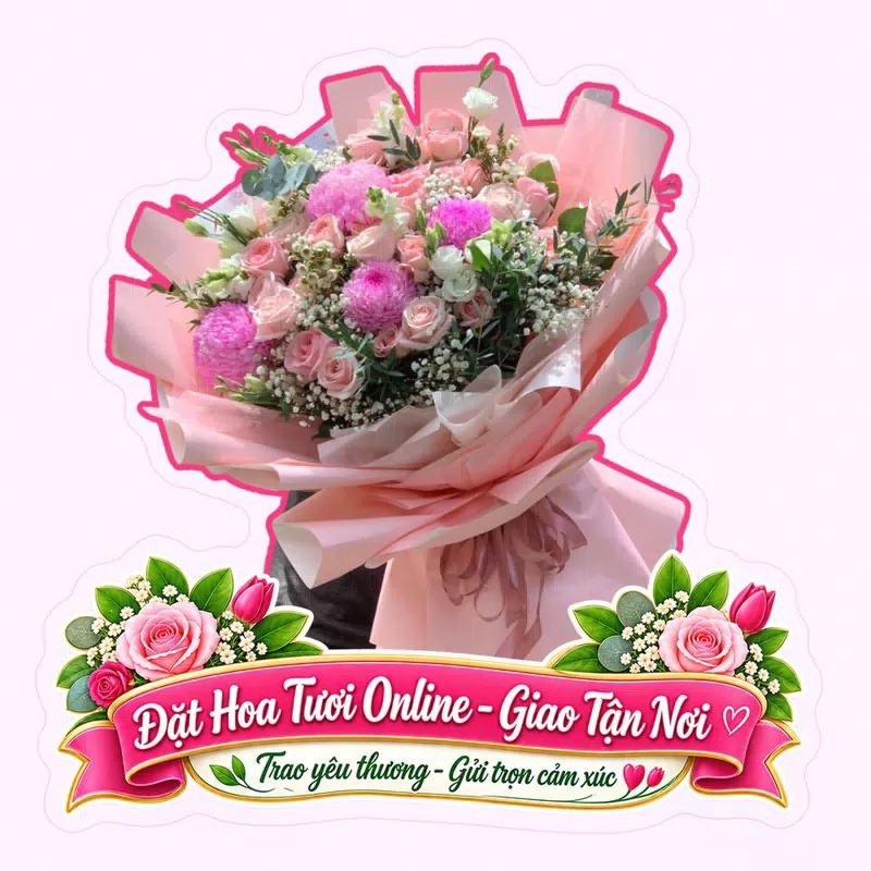 Cửa Hàng Hoa Tươi Xã Vĩnh Chân Phú Thọ - Thiết Kế Hoa Theo Yêu Cầu