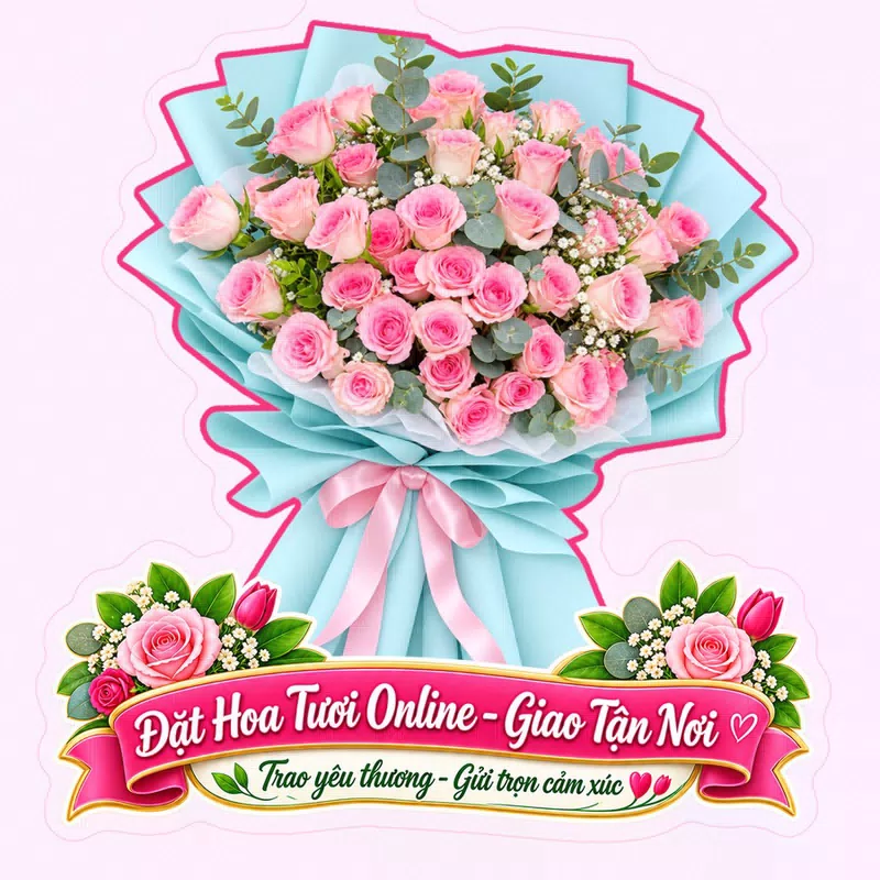 Cửa Hàng Hoa Tươi Xã Vĩnh Hảo Lâm Đồng - Thiết Kế Hoa Theo Yêu Cầu