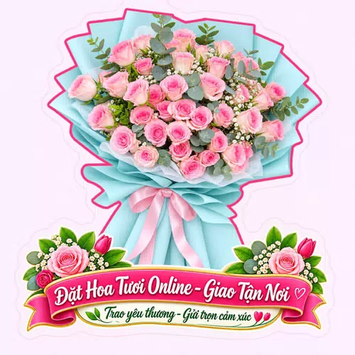 Cửa Hàng Hoa Tươi Xã Vĩnh Hảo Lâm Đồng - Thiết Kế Hoa Theo Yêu Cầu
