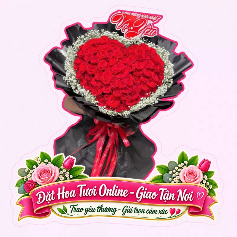 Cửa Hàng Hoa Tươi Xã Vĩnh Hưng Tây Ninh - Thiết Kế Hoa Theo Yêu Cầu